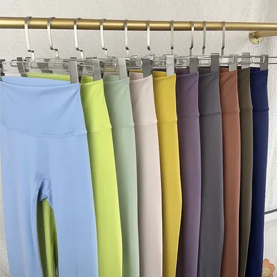 뜨거운 판매 피트니스 여성 레깅스 러닝 바지 벌거 벗은 느낌 레깅스 하이 웨이스트 푸시 업 스포츠 여성 피트니스 러닝 요가 바지